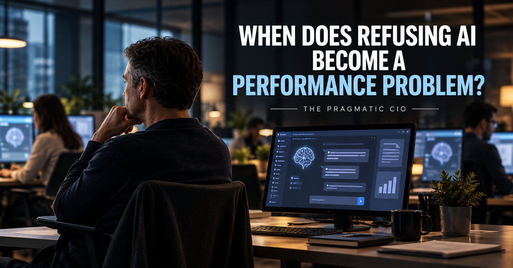 When Does Refusing AI Become a Performance Problem?