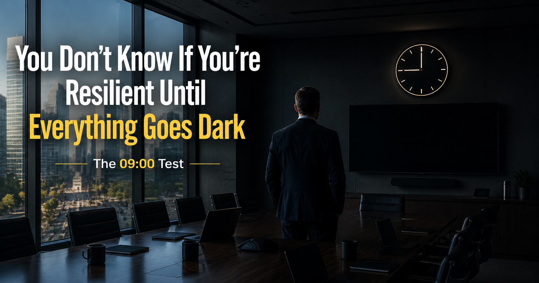 You Don’t Know If You’re Resilient Until Everything Goes Dark